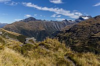 View towards Gillespie Valley from Gillespie Pass, New Zealand 13.jpg