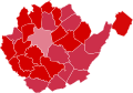 2022 House Election in West Virginia's 1st District by County