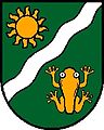 Redendes Wappen mit Unke: Ungenach, Österreich
