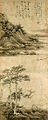 Hermite pêchant sur le lac Dongting, Wu Zhen (1280 — 1354),