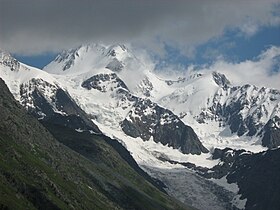 Le glacier au pied du mont Béloukha en 2009.