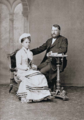 Супруга Григория Ивановича Зимина со своим отцом