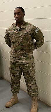 USAF airman wearing the Army Combat Uniform in the MultiCam camouflage pattern during the mid-2010s 150202-F-GZ967-052 - USAF airman in MultiCam ACU.jpg