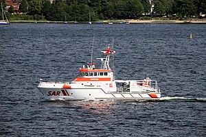 Seenotkreuzer BERLIN auf der Kieler Förde