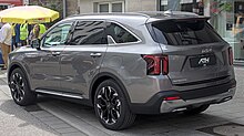 Kia Sorento (Rear view; facelift)