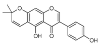 Химическая структура альпинумизофлавона