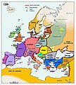 L'Europe après les invasions mongoles.