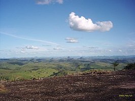 Het landschap in de gemeente Ataléia