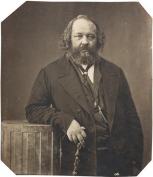 English: Mikhail Bakunin, russian Anarchist