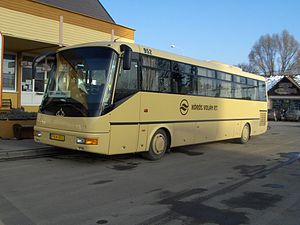 A Körös Volán Credo EC 11 típusú autóbusza Orosházán