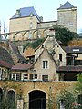 Le château de Berbiguières côté ouest.