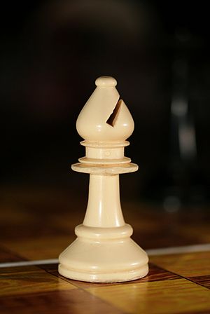 English: A Chess Bishop. Français : Un fou de ...
