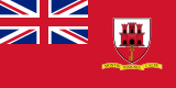 Handelsflagge von Gibraltar