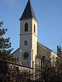 Le clocher de l’église.