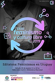 Editatona Feminismos en Uruguay.