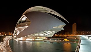 Palau de les Arts Reina Sofía i Valencia i Spania