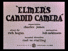 Description de l'image Elmer's Candid Camera title card.png.