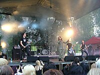 Entwine au Rockcock de 2008 à Kuopio.
