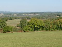 Paysage près d'Eymouthiers.