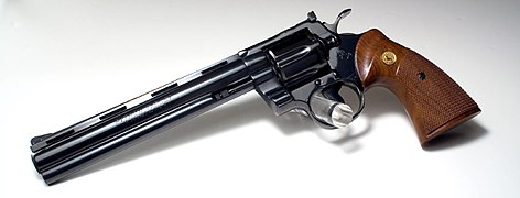 Colt Python Target, canon de 8 pouces en .38 Special.