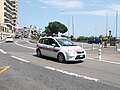 Una Ford C-Max della Polizia monegasca in pattuglia.