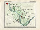 Kaart Gemeente Wilsum 1811-1937 waar het eiland De Welle, onderdeel vanuit maakt.