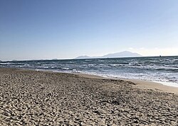 Coastline panorama of agro giuglianese