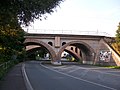 zwei Eisenbahnviadukte über Lungwitzbach und Lungwitztalstraße