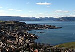 Blick auf den Hafen von Gourock