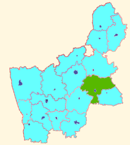 Distretto di Navahrudak – Localizzazione