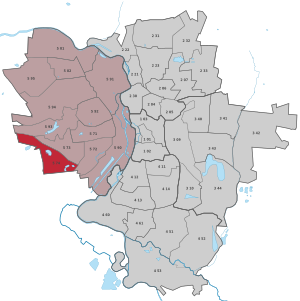 Lage des Stadtteils Gewerbegebiet Neustadt (Halle) in Halle (Saale) (anklickbare Karte)