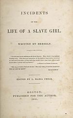 Vignette pour Incidents in the Life of a Slave Girl