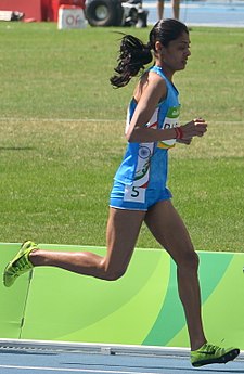 Lalita Babar Rion olympialaisissa 2016.