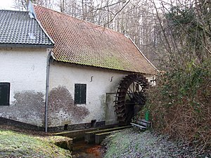 Vandmølle Streythagermolen ved Strijthagen Slot