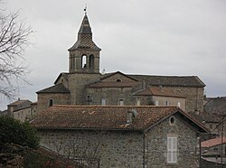 Skyline of Laurac-en-Vivarais