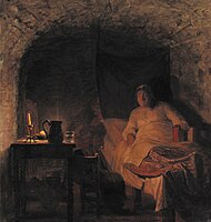 Kristian Zahrtmann: Leonora Christina in Gefangenschaft, 1875