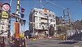 于日本镰仓市附近的铁路道口