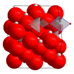 Kristallstruktur von Lithiummangan(III,IV)-oxid