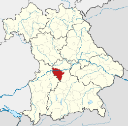 Circondario di Neuburg-Schrobenhausen – Localizzazione