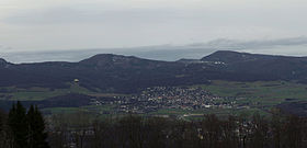 Lostorf, vom Engelberg aus gesehen