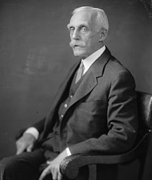 Andrew Mellon, prominent banker and U.S. Secretary of the Treasury throughout the Roaring Twenties. MELLON, ANDREW. SECRETARY LCCN2016860988 (cropped).jpg