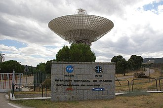 70m antenna in Robledo de Chavela, Community of Madrid, Spain Madrid Deep Space Network Complex.jpg