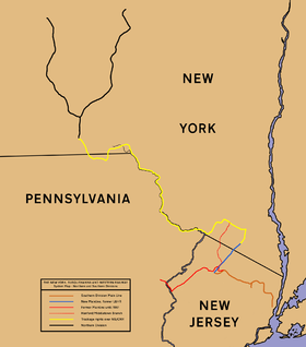 Image illustrative de l’article New York, Susquehanna and Western Railway