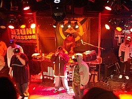 Non Phixion performing in 2005.