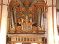 Le célèbre orgue Arp Schnitger (1693) sur la tribune ouest de l'église St-Jacobi à Hambourg