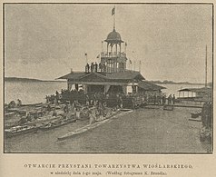 III przystań WTW – otwarcie sezonu w 1892 roku