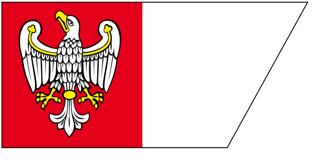 Drapeau de la voïvodie de Grande-Pologne