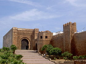 La grande porte de la kasbah des Oudayas