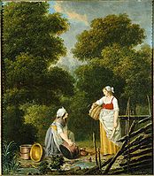 Two Maid-Servants at a Brook