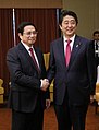 安倍晋三首相（当時）と面談（2017年）